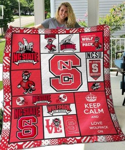 N.C. State Wolfpack Collection Green NCAA Quilt Blanket - Stay Comfy and Show Your Wolfpack Pride