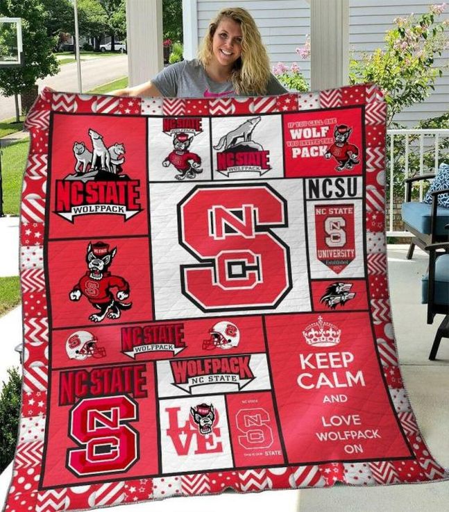 N.C. State Wolfpack Collection Green NCAA Quilt Blanket - Stay Comfy and Show Your Wolfpack Pride