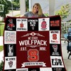 NC State Wolfpack Collection Quilt Blanket - Perfect for Fans