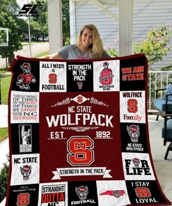 NC State Wolfpack Collection Quilt Blanket - Perfect for Fans