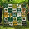 N.C. State Wolfpack N. Dakota State Bion NCAA Quilt Blanket - Keep Warm with Some Wolfpack and Bison Spirit