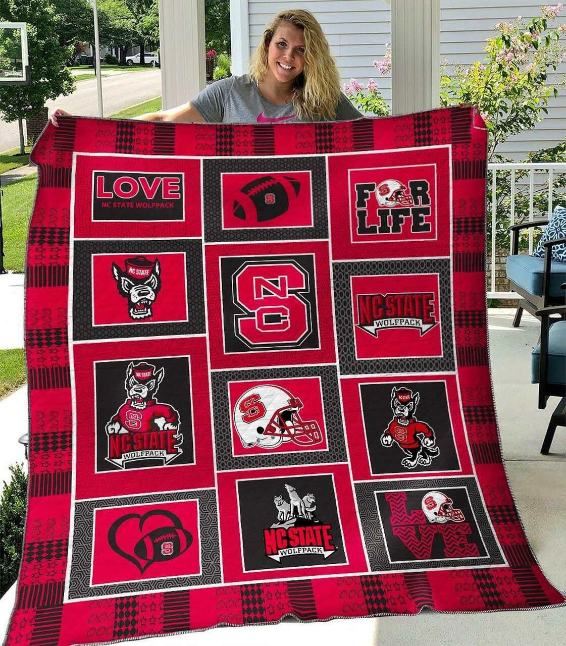 NC State Wolfpack NCAA Quilt Comforter with Unique Design