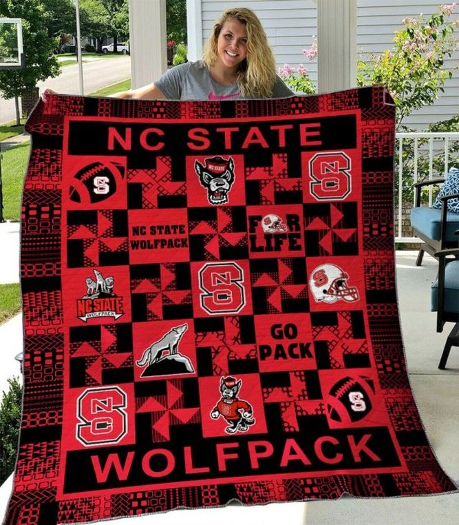 N.C. State Wolfpack NCAA Quilted Bedspread for Maximum Comfort and Style