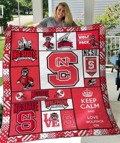 N.C. State Wolfpack Ncaa Quilt Bedding Set
