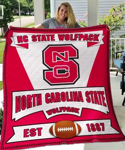 NC State Wolfpack Quilt Bedding Set for Sports Fans
