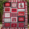 NCSU Ncaa N.C. State Wolfpack Quilt Bedding Set with Combined Blanket for Fans