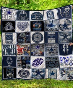 NFL Dallas Cowboys Quilt Blanket for Football Fans