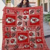 NFL Football Kansas City Chiefs Family Fan Quilt Blanket - Perfect for Fans of the Team