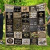 NFL New Orleans Saints Quilt Blanket with Iconic Design and Comfortable Material