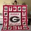NFL Team Georgia Bulldogs Quilt Blanket - for Fans Everywhere