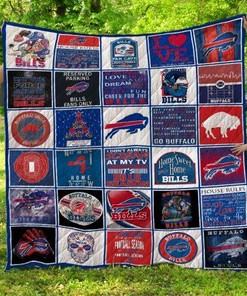 NFL-Approved Buffalo Bills Quilt Blanket - for Fans Everywhere