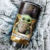 NHL Tumbler for Baby Yoda and Anaheim Ducks Fans