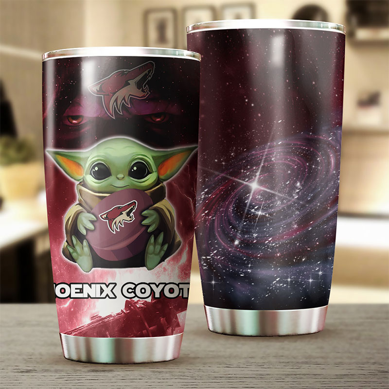 NHL Tumbler for Baby Yoda and Phoenix Coyotes Fans - Image 2