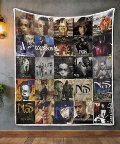 Nas Album Covers Quilt Blanket for Hip-Hop Music Fans