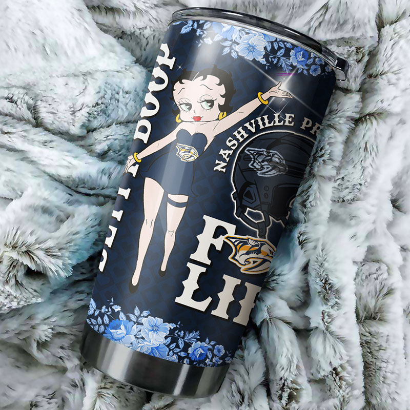Nashville Predators Fans Need This Betty Boop NHL Tumbler
