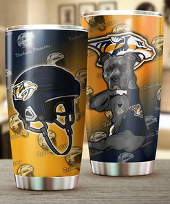 Nashville Predators NHL Tumbler - Keep Your Drink Cool with This Adorable Dog Design
