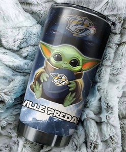 Nashville Predators NHL Tumbler - Show Your Love for Baby Yoda with this NHL Tumbler