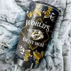 Nashville Predators NHL Tumbler: World's Best Mom Tumbler with NHL Logo, Perfect for Dedicated Fans