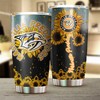 Nashville Predators NHL Tumbler with Sunflower Design - Custom Drink Container for Sports Fans
