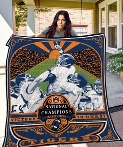 National Champions NCAA Auburn Tigers Great Quilt Bedding Set for Fans