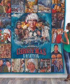 National Lampoon's Christmas Vacation Poster Quilt Bedding Set - The Perfect Gift for Movie Fans
