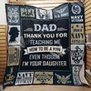 Navy Dad's Inspiring Quilt Bedding Set for Sons and Daughters