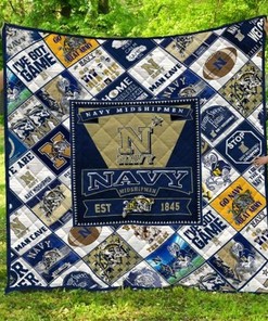 Navy Midshipmen NCAA Quilted Bedding Collection for a Classic Look