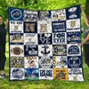 Navy Midshipmen Ncaa Quilt Bedding Set with Soft Quilt Blanket for Fans