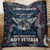 Navy Veteran Title Forever Quilt Blanket: Perfect for Patriotic Souls