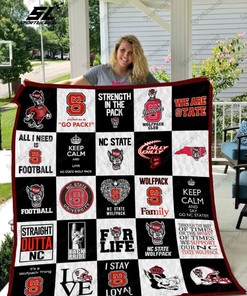 Nc State Wolfpack Collected Quilt Blanket perfect for Boys Quilt Bedding Set