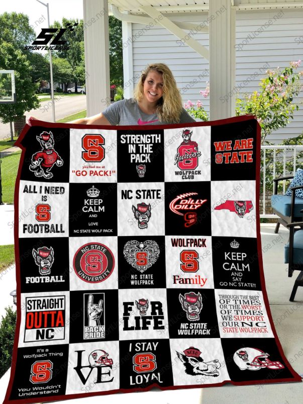 Nc State Wolfpack Collected Quilt Blanket perfect for Boys Quilt Bedding Set