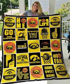 Ncaa Iowa Hawkeyes - Quilt Bedding Set for Fans