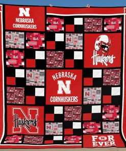 Nebraska Cornhuskers Football Quilt Bedding Set B290514 DUP