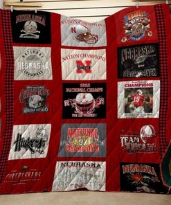 Nebraska Cornhuskers NCAA Quilt Bedspread for a Chic and Soft Bed