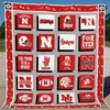 Nebraska Cornhuskers Ncaa Quilt Bedding Set with Soft Quilt Blanket for Fans