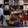 Never Metalica Album Posters Quilt Blanket with Unique Rock Music Inspiration