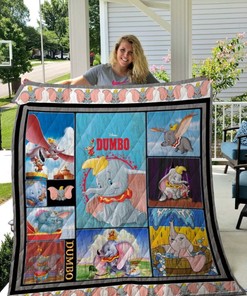 New Dumbo Quilt Blanket - Add some fun and whimsy to your bedding with this cute and cozy Dumbo quilt blanket.