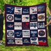 New England Patriots Quilt Blanket for Football Fans