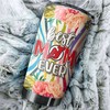 New Jersey Devils NHL Tumbler: Best Mom Ever with Flower Design, Personalized for NHL Fans