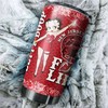 New Jersey Devils NHL Tumbler: Betty Boop Design Tumbler for NHL Fans, Perfect for Any Occasion