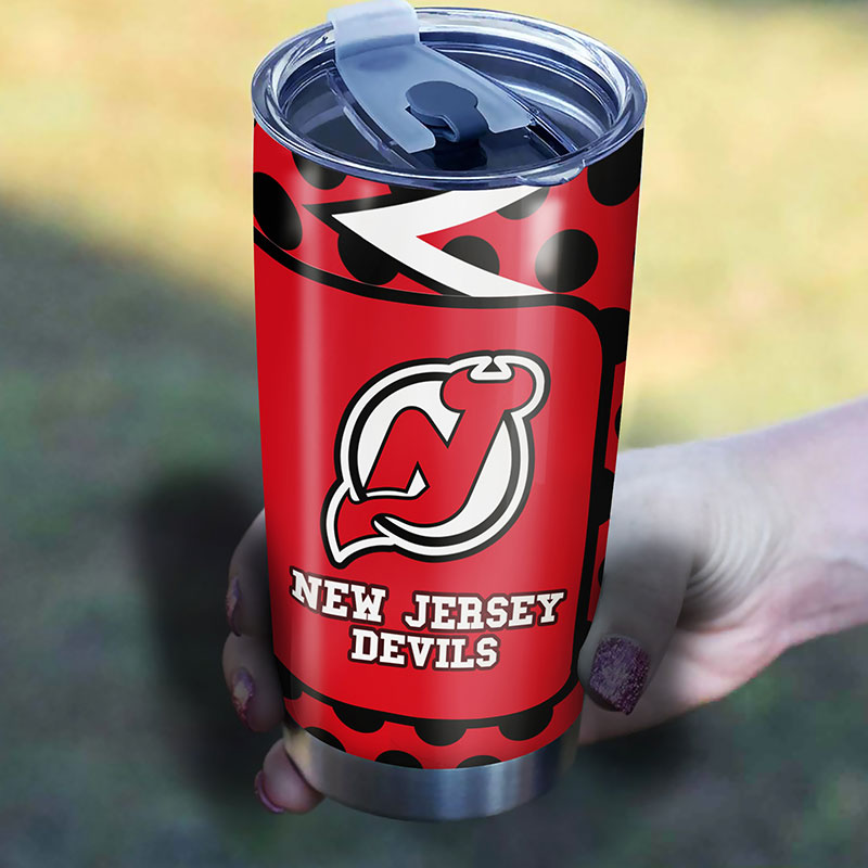 New Jersey Devils NHL Tumbler - Perfect Tumbler for NHL Fans - Image 2