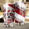 New Jersey Devils NHL Tumbler: Skull Design Tumbler for NHL Fans, Perfect for Any Occasion