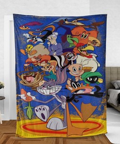 New Looney Tunes Fan Gift, New Looney Tunes Comfy Sofa Throw Blanket Gift for Kids
