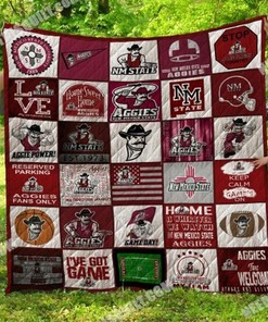 New Mexico State Aggies NCAA Collection Combined Quilt Bedding Set