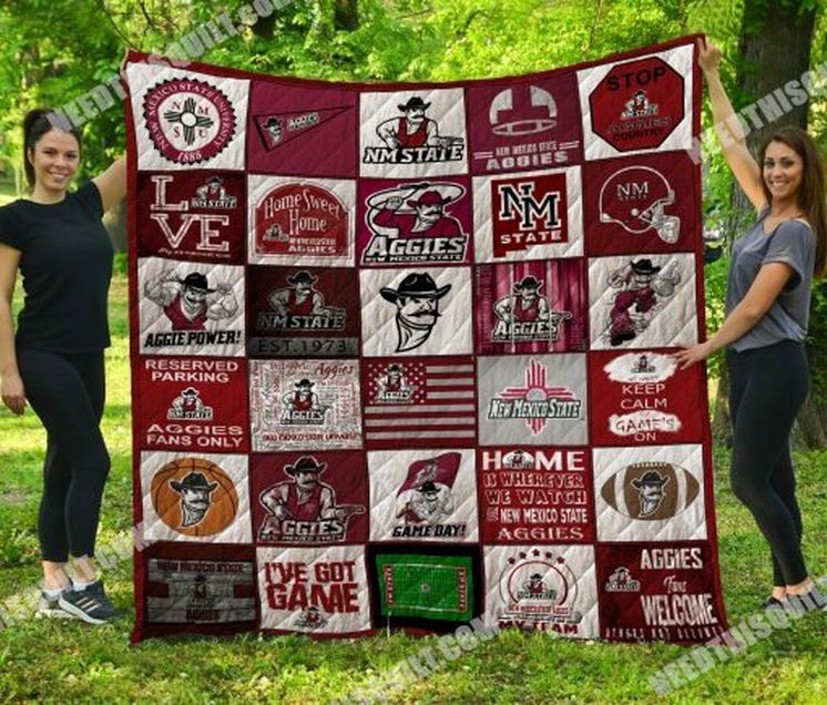 New Mexico State Aggies NCAA Collection Combined Quilt Bedding Set