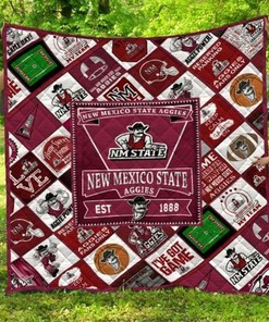 New Mexico State Aggies NCAA Quilted Bedding Set Perfect for Any Fan