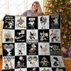 New Orleans Saints Snoopy Quilt Blanket - Perfect for Football Fans
