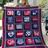 New York Giants Fans Collection Quilt Blanket with Iconic Design and Comfortable Material.