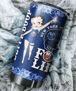 New York Islanders NHL Tumbler - Betty Boop Tumbler with Unique Design - G Fanatics