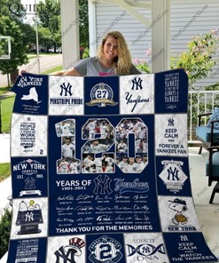 New York Yankees 120 Quilt Bedding Set for Sports Fans